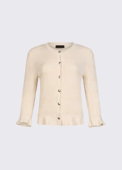 Cardigan con volant