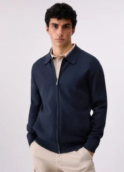Cardigan con zip