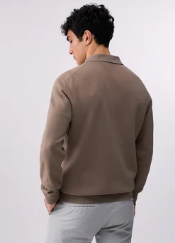 Cardigan con zip