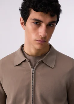 Cardigan con zip