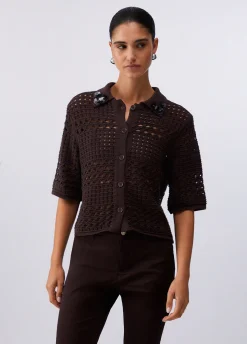 Cardigan in crochet