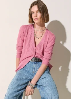 Cardigan in lurex