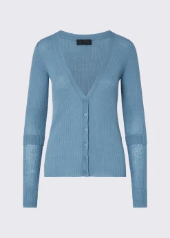 Cardigan in pura lana
