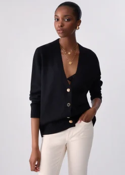Cardigan in pura lana