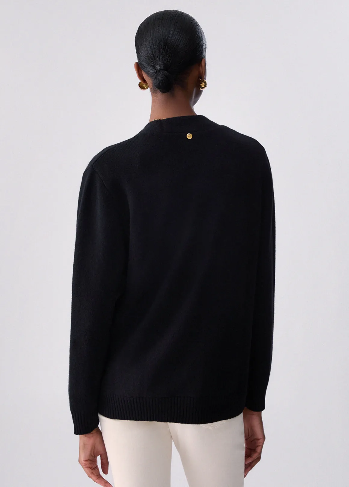 Cardigan in pura lana