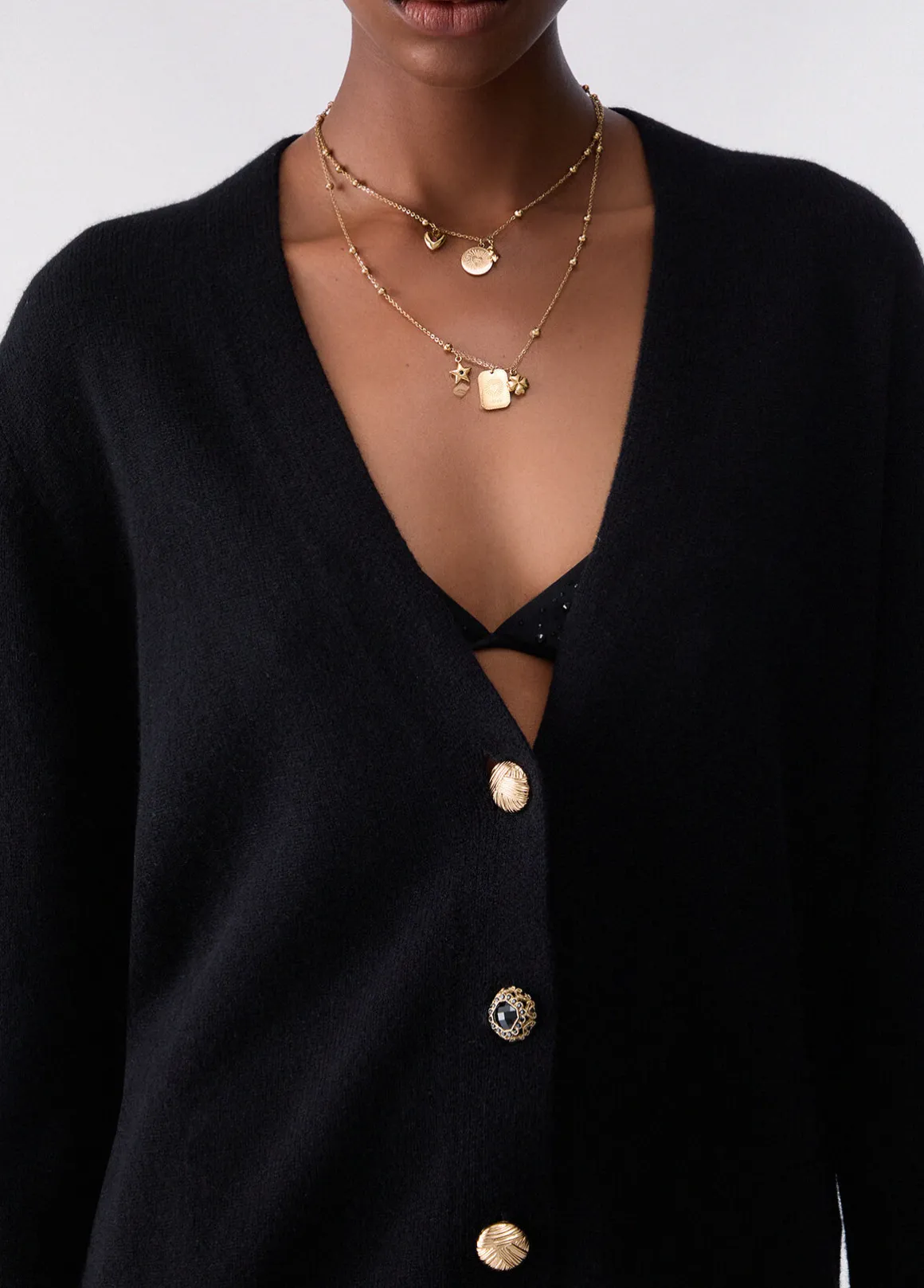 Cardigan in pura lana