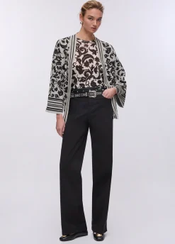 Cardigan jacquard