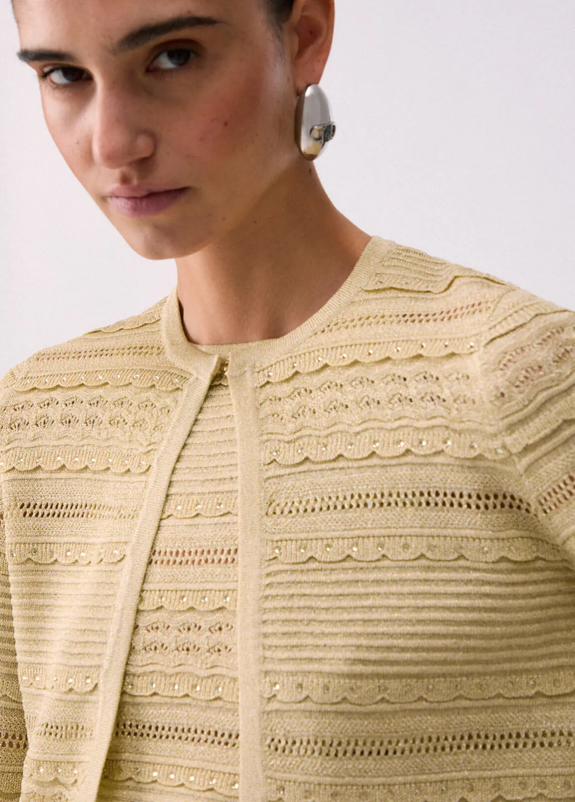 Cardigan traforato
