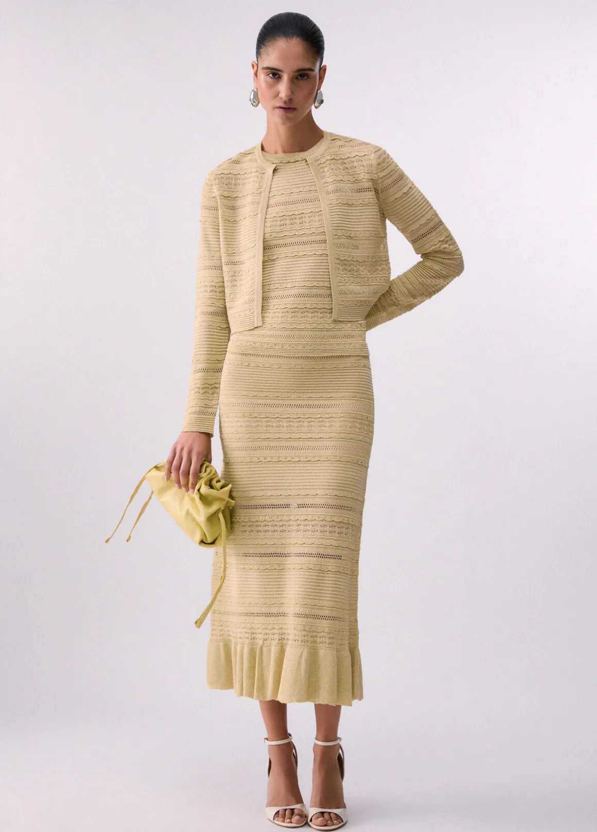 Cardigan traforato
