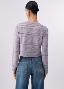 Cardigan traforato