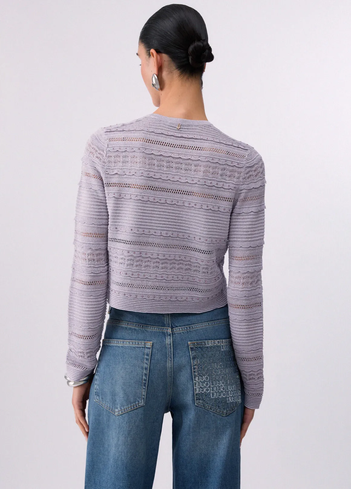 Cardigan traforato