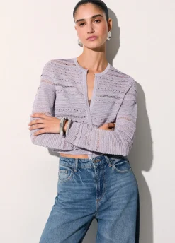 Cardigan traforato