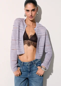 Cardigan traforato
