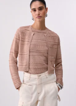 Cardigan traforato