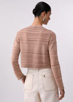 Cardigan traforato