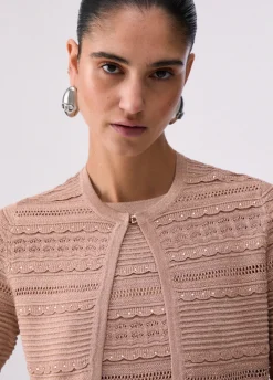 Cardigan traforato