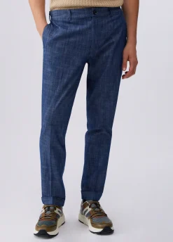 Chino in denim chambray
