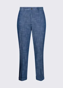 Chino in denim chambray
