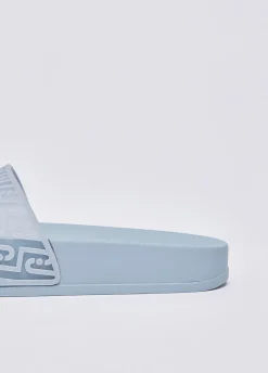 Ciabatte con logo all-over
