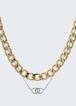 Collana a catena con logo