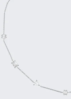 Collana con castoni gioiello