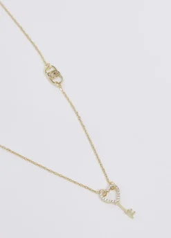 Collana in argento con charm