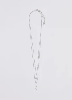 Collana in argento con charms