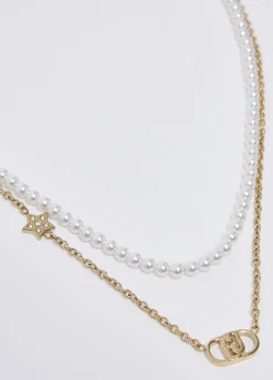 Collana multifilo con perle
