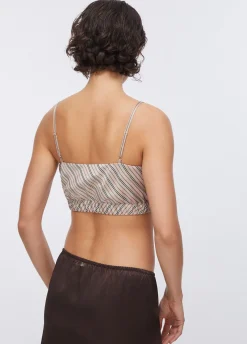 Crop top a righe