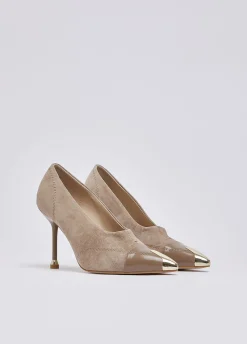 Décolleté con puntale metallico