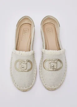 Espadrillas con maxi logo