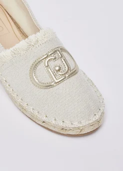 Espadrillas con maxi logo