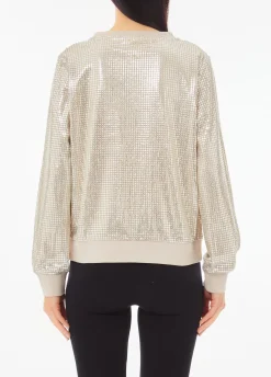 Felpa con paillettes