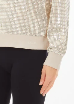 Felpa con paillettes