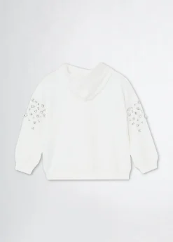 Felpa con strass