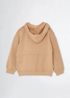 Felpa con zip e cappuccio