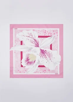 Foulard con fiore