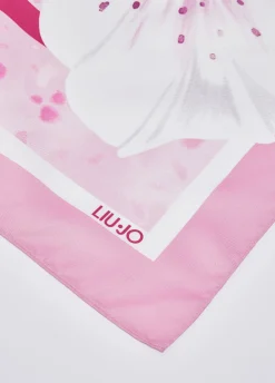 Foulard con fiore