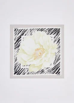 Foulard con fiore