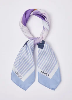 Foulard con fiore