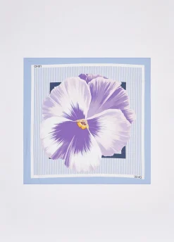 Foulard con fiore