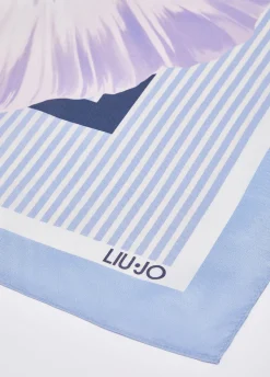 Foulard con fiore
