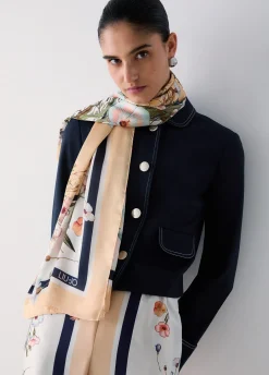 Foulard con fiori