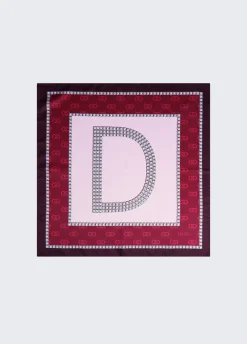 Foulard con lettera D