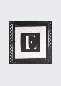 Foulard con lettera E