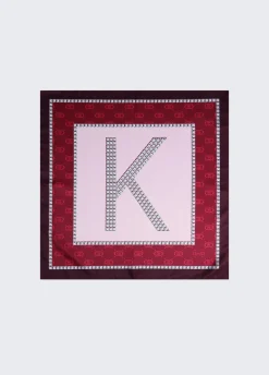 Foulard con lettera K