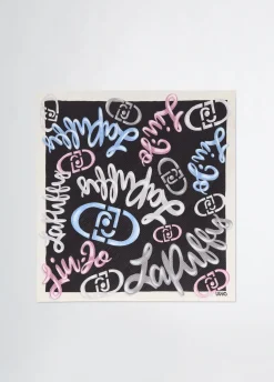 Foulard con logo