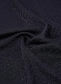Foulard con logo jacquard