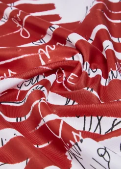 Foulard con stampa cuore