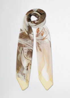 Foulard con stampa floreale